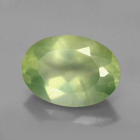Prehnite Verde Natural 5.72ct, Transparente, Transparente/Translúcido