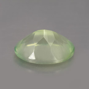 Prehnita verde natural 5,76ct, transparente, transparente/translúcido