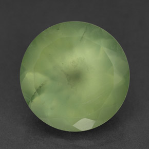 Prehnita verde natural 9,45ct, transparente, transparente/translúcido