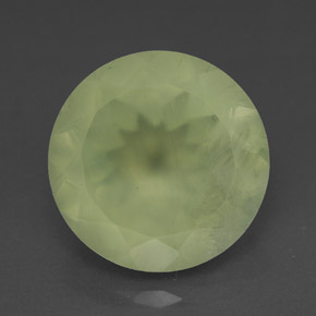 Prehnite Verde Natural 9.22ct, Transparente, Transparente/Translúcido