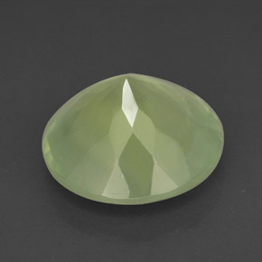 Prehnite Verde Natural 9.22ct, Transparente, Transparente/Translúcido