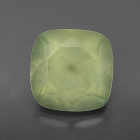 Prehnita verde natural 4,48ct, transparente, transparente/translúcido