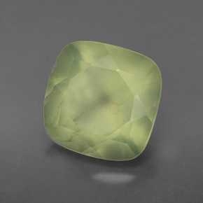 Prehnita verde natural 4,48ct, transparente, transparente/translúcido