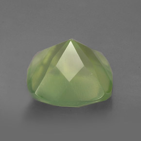 Prehnita verde natural 4,48ct, transparente, transparente/translúcido