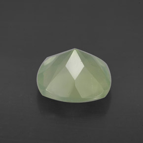 Prehnita verde natural 3,86ct, transparente, transparente/translúcido