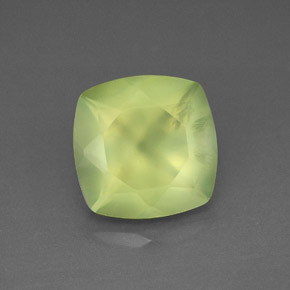 Prehnita verde natural 3,95ct, transparente, transparente/translúcido