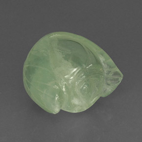 Prehnita verde natural 18,17ct, transparente, transparente/translúcido