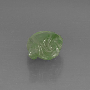 Prehnita verde natural 6,81ct, transparente, transparente/translúcido