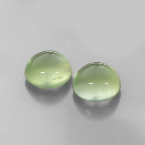 Pedras preciosas de prehnita verde natural de  ct, transparente, transparente/translúcido