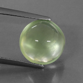 Prehnita verde natural 3,81ct, transparente, transparente/translúcido
