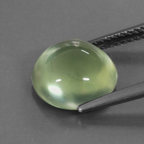 Prehnita verde natural 3,81ct, transparente, transparente/translúcido