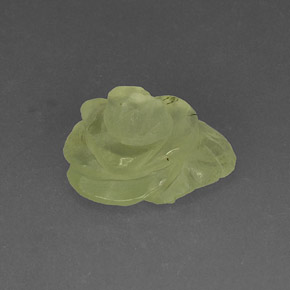 Prehnita verde natural 9,72ct, transparente, transparente/translúcido