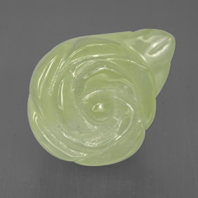Prehnita verde natural 8,39ct, transparente, transparente/translúcido
