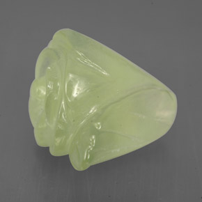 Prehnita verde natural 8,39ct, transparente, transparente/translúcido