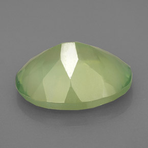 Prehnita verde natural 8,74ct, transparente, transparente/translúcido