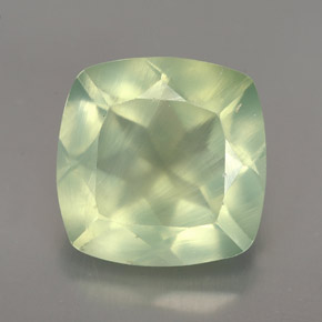 Prehnite Verde Natural 3.96ct, Transparente, Transparente/Translúcido