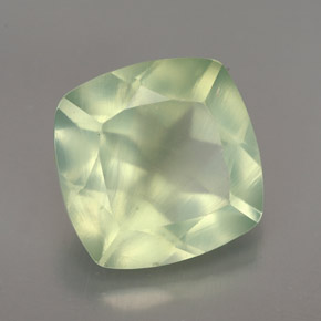 Prehnite Verde Natural 3.96ct, Transparente, Transparente/Translúcido