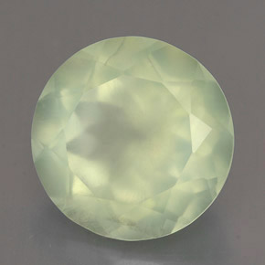Prehnita verde natural 5,62ct, transparente, transparente/translúcido