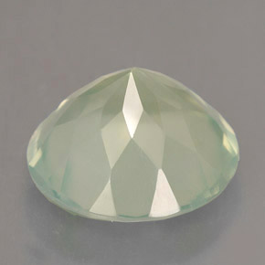 Prehnita verde natural 5,62ct, transparente, transparente/translúcido