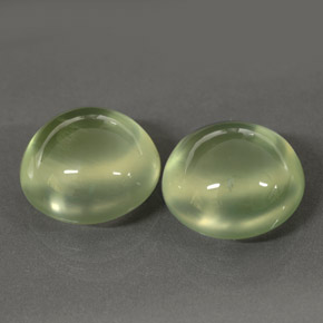 Pedras preciosas de prehnita verde natural de  ct, transparente, transparente/translúcido
