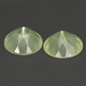 Pedras preciosas de prehnita verde natural de  ct, transparente, transparente/translúcido