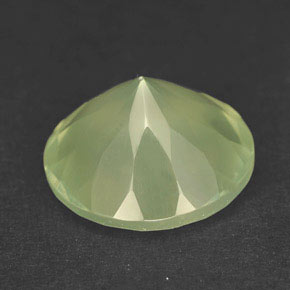 Prehnita verde natural 5,47ct, transparente, transparente/translúcido