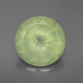 Prehnita verde natural 5,31ct, transparente, transparente/translúcido