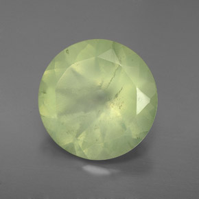 Prehnita verde natural 5,31ct, transparente, transparente/translúcido