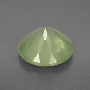 Prehnita verde natural 5,31ct, transparente, transparente/translúcido