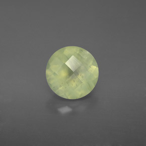 Prehnita verde natural 1,94ct, transparente, transparente/translúcido