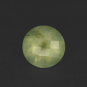 Prehnita verde natural 1,99ct, transparente, transparente/translúcido