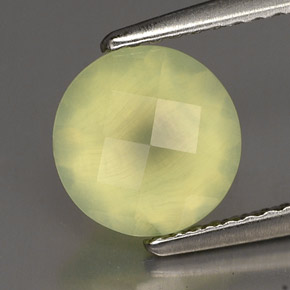 Prehnita verde natural 1,77ct, transparente, transparente/translúcido