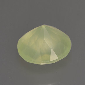 Prehnita verde natural 1,77ct, transparente, transparente/translúcido