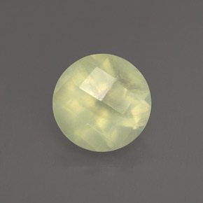 Prehnita verde natural 1,86ct, transparente, transparente/translúcido