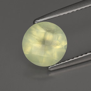 Prehnita verde natural 1,86ct, transparente, transparente/translúcido