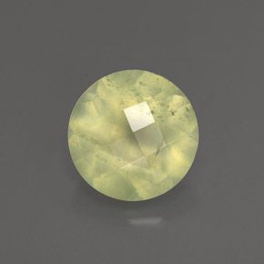 Prehnita verde natural 1,91ct, transparente, transparente/translúcido