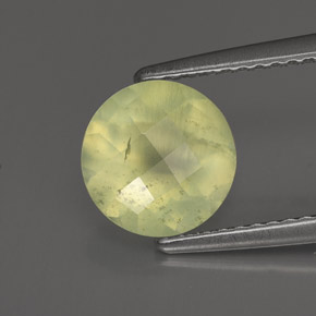 Prehnita verde natural 1,91ct, transparente, transparente/translúcido
