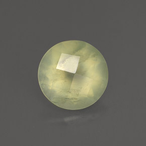 Prehnita verde natural 1,73ct, transparente, transparente/translúcido