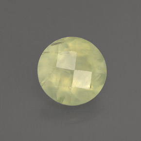Prehnita verde natural 1,89ct, transparente, transparente/translúcido