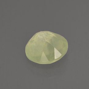 Prehnita verde natural 1,89ct, transparente, transparente/translúcido