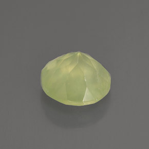 Prehnita verde natural 1,91ct, transparente, transparente/translúcido