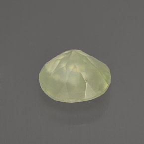 Prehnite Verde Natural 1.80ct, Transparente, Transparente/Translúcido