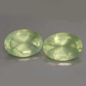 Pedras preciosas de prehnita verde natural de  ct, transparente, transparente/translúcido