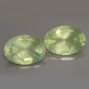 Pedras preciosas de prehnita verde natural de  ct, transparente, transparente/translúcido