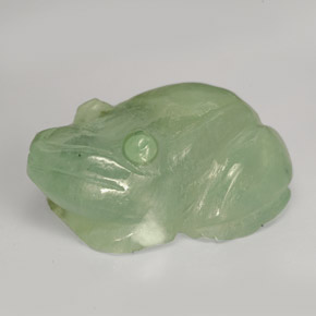 Prehnita verde natural 20,35ct, transparente, transparente/translúcido