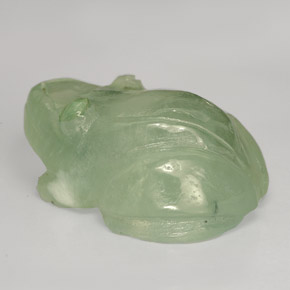 Prehnita verde natural 20,35ct, transparente, transparente/translúcido