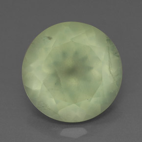 Prehnita verde natural 5,54ct, transparente, transparente/translúcido