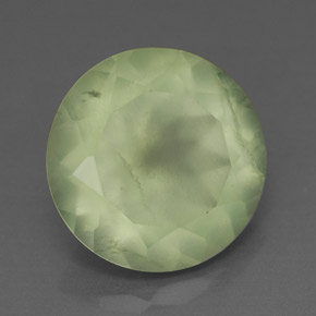 Prehnita verde natural 5,54ct, transparente, transparente/translúcido