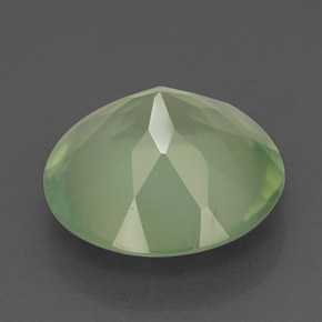Prehnita verde natural 5,54ct, transparente, transparente/translúcido