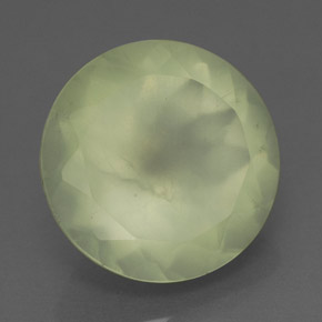 Prehnita verde natural 6,05ct, transparente, transparente/translúcido